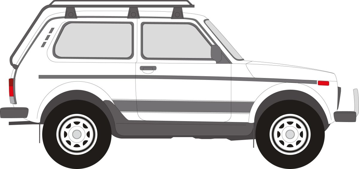 Нива 2121 сбоку