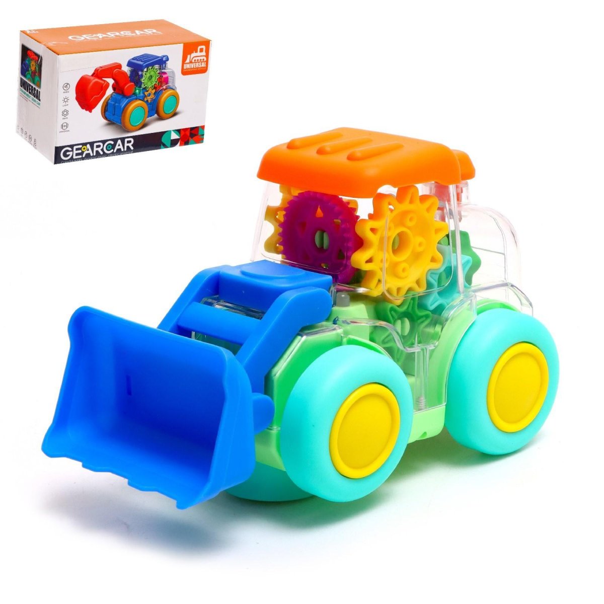 Игрушка самолет шестеренки свет звук