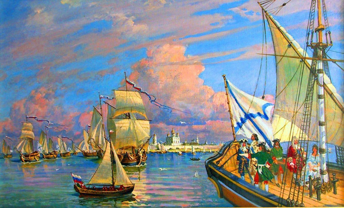 Флот Петра 1 Азовская флотилия