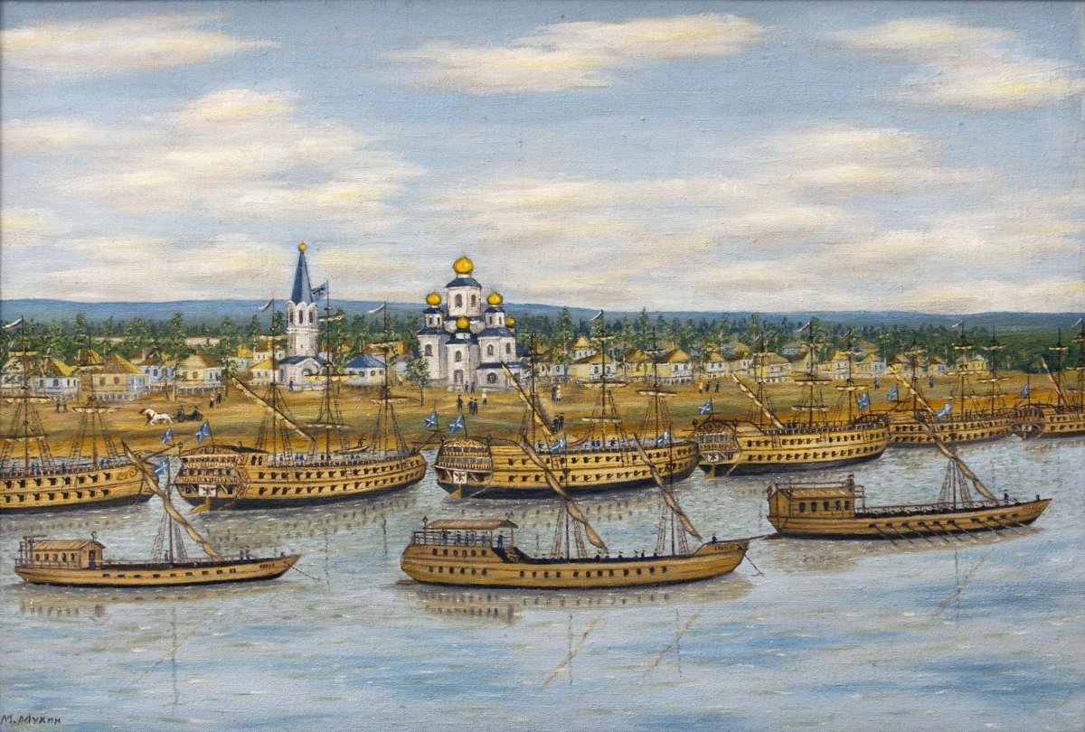 Азовская флотилия Петра 1