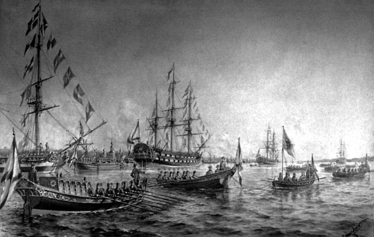 Балтийский флот Петра 1