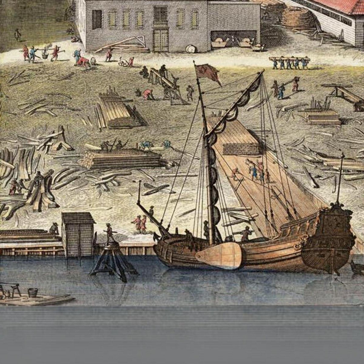 Петр 1 на верфи