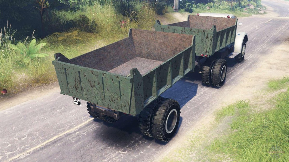 МАЗ 16х16 с прицепом Spin Tires