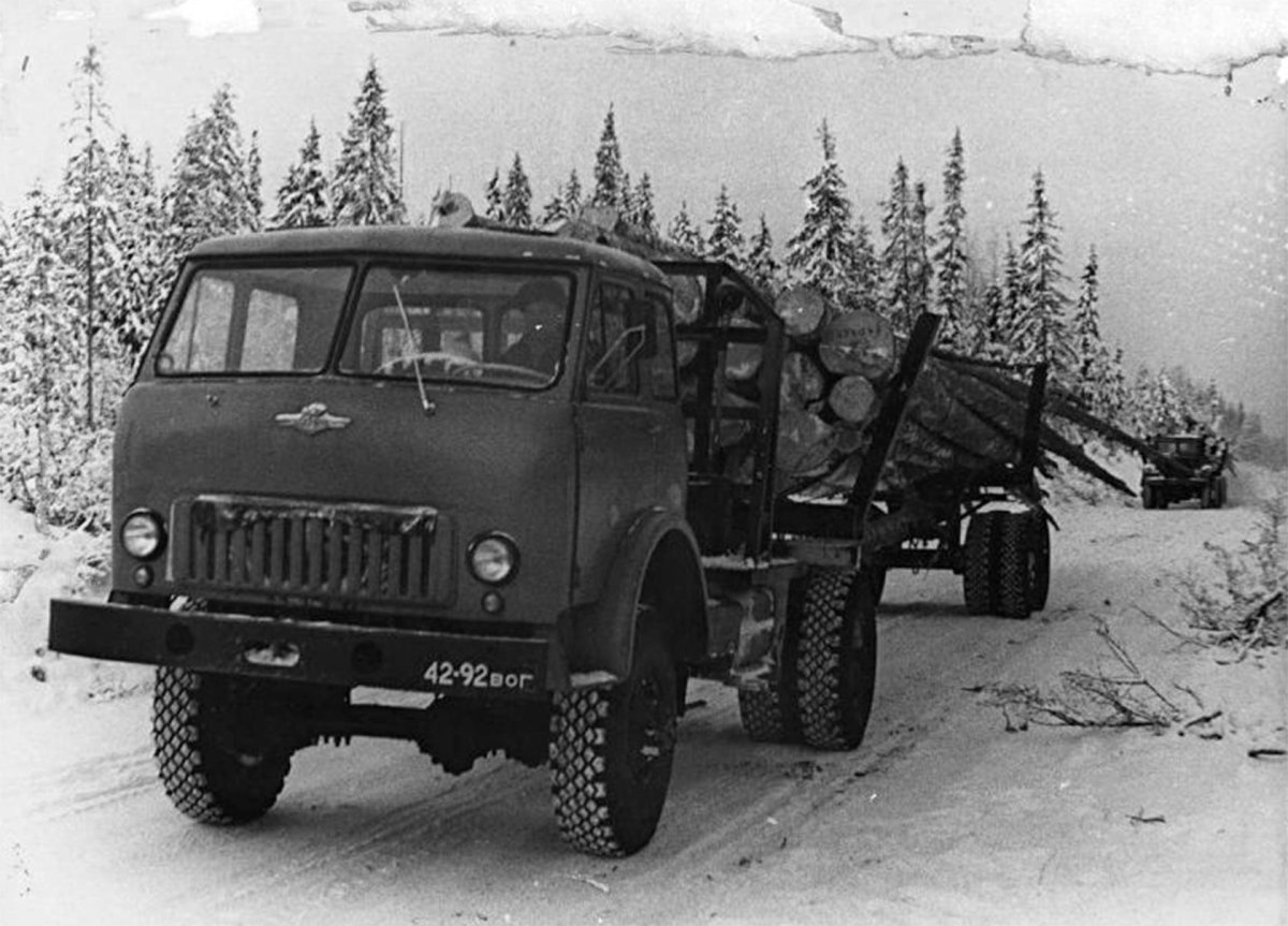 МАЗ-509 лесовоз