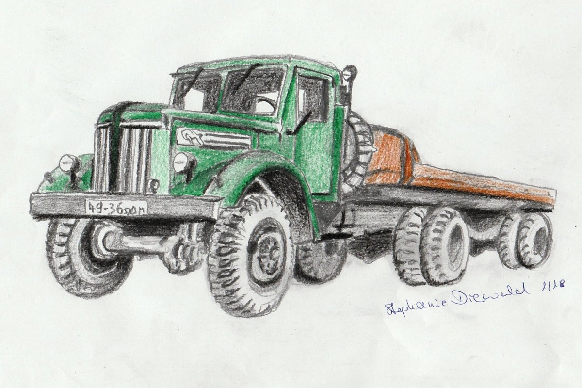 МАЗ 501 чертеж