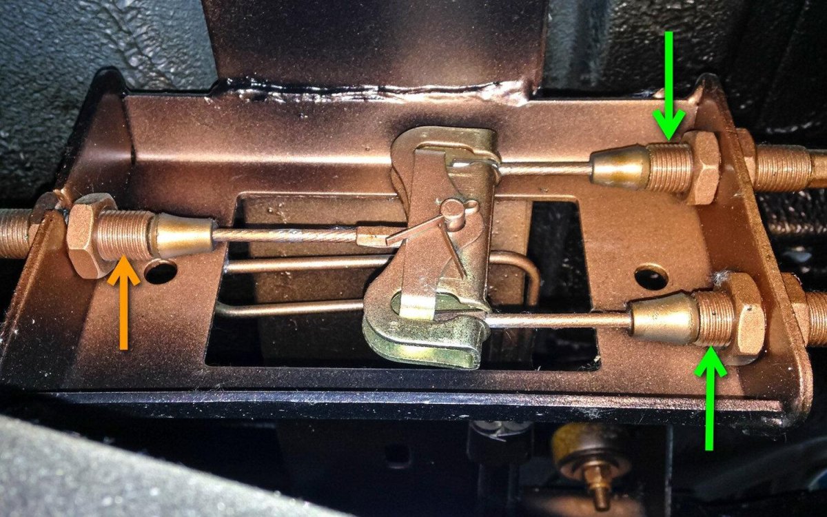 Регулировка стояночного тормоза Патриот