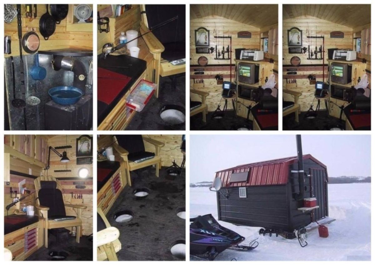 Передвижной домик для рыбалки