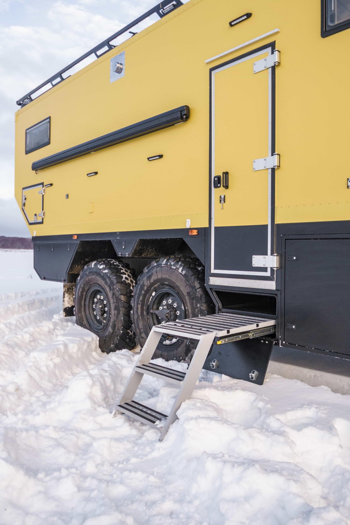 Площадь автодома на базе КАМАЗ 43118