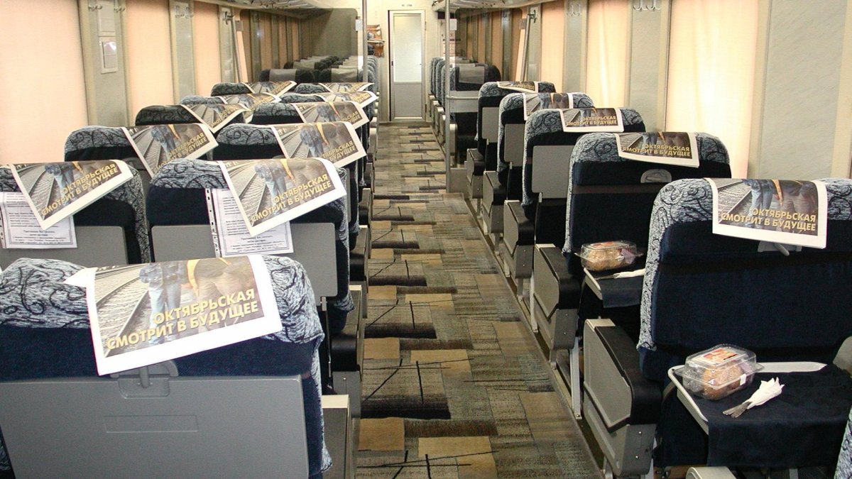 Поезд 027а Санкт-Петербург сидячий вагон