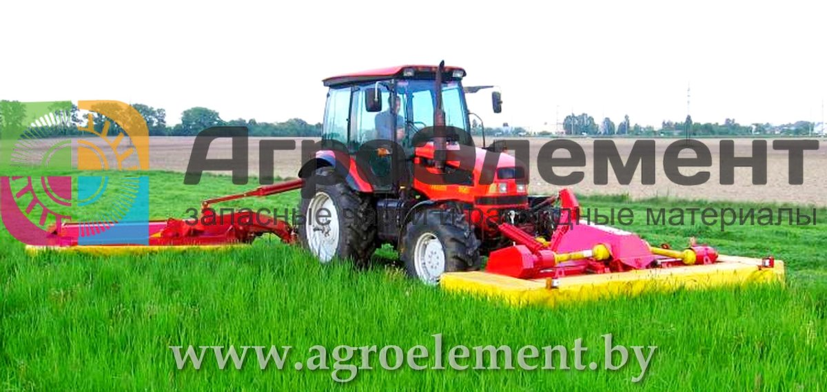 Косилка-плющилка ротационная трехсекционная навесная КПР-9