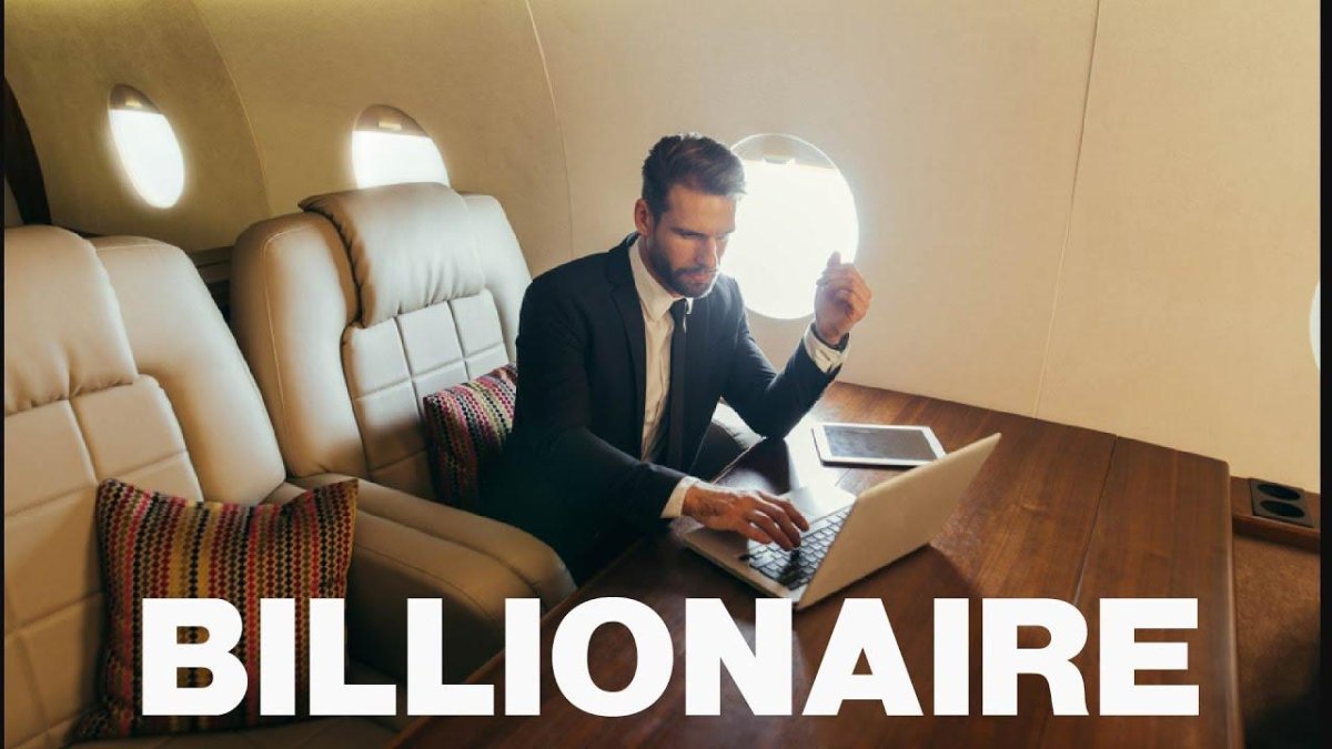 Человек в бизнес джете