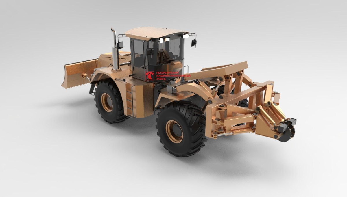 Бульдозер колёсный универсальный Станислав-704-04-БКУ