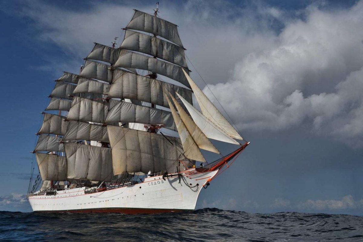 Четырехмачтовый Барк Крузенштерн