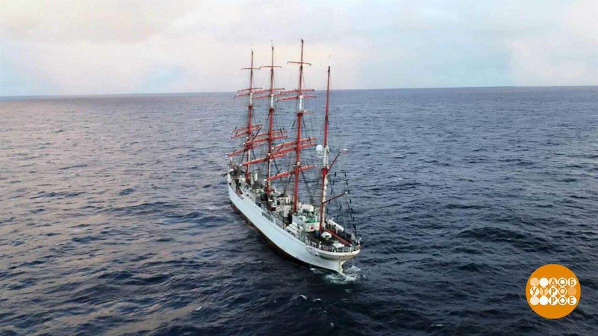 Барк Седов высота мачты