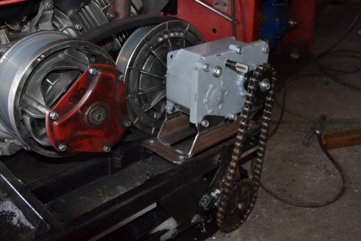 Реверс редуктор Техномастер на мотобуксировщик