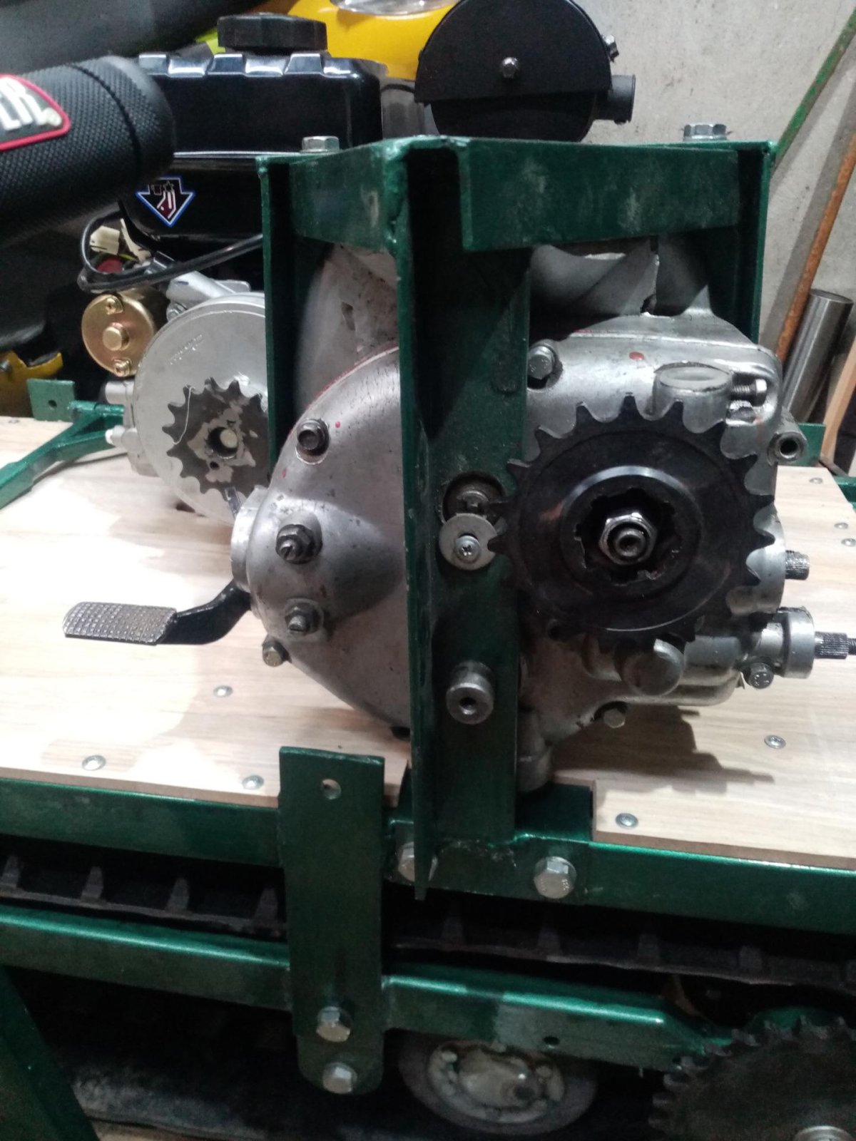 КПП Урал на мотобуксировщик