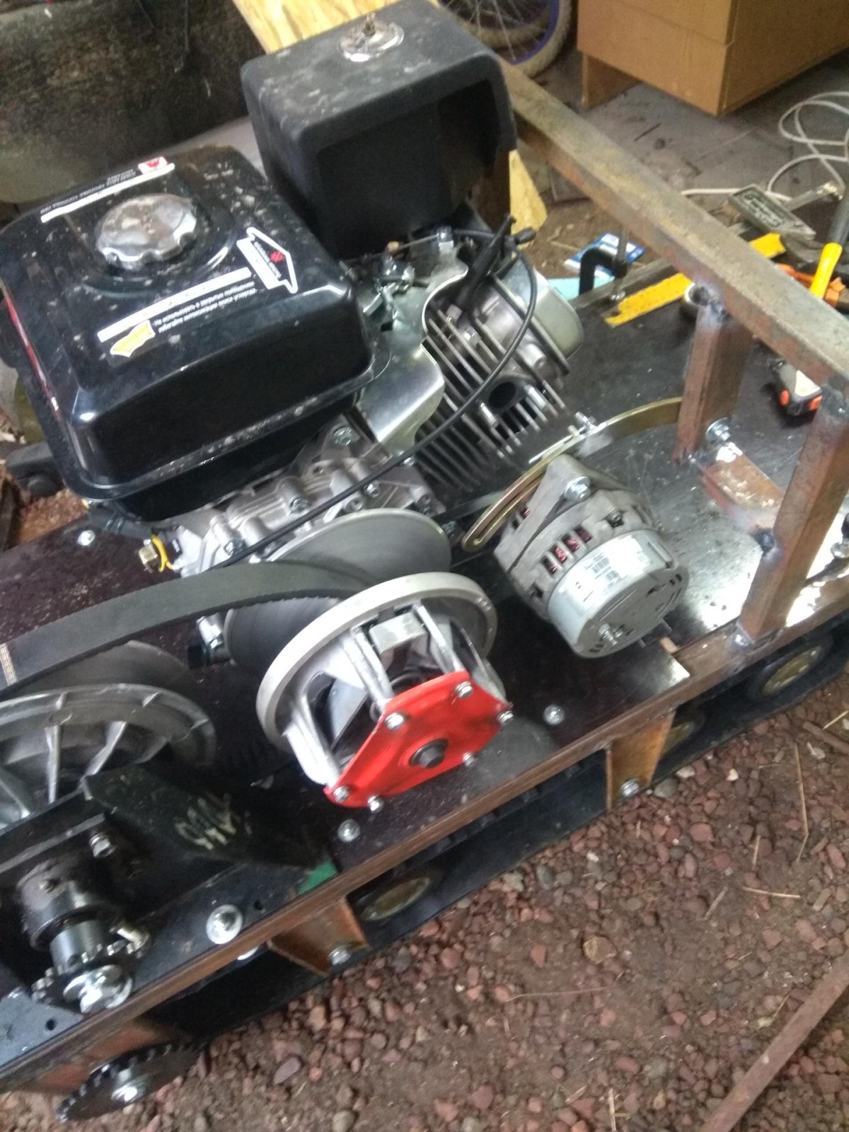 Самодельный модуль для мотобуксировщика