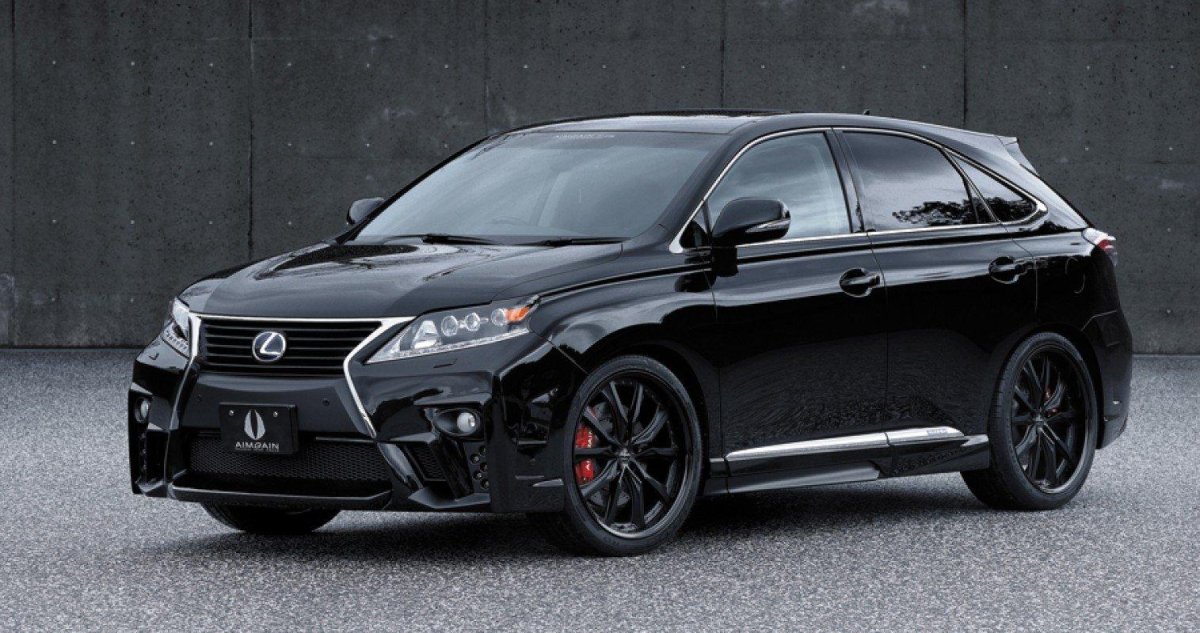 Lexus rx350 2015 Tuning черный