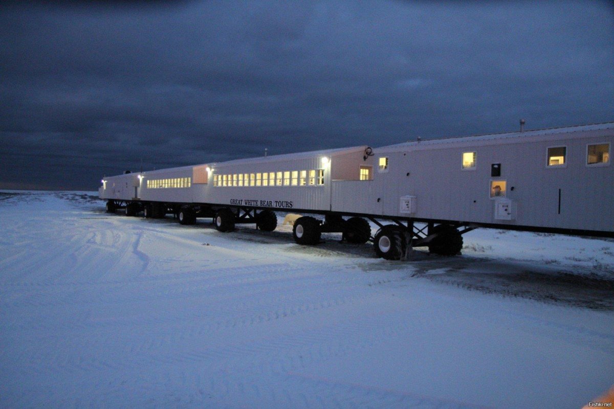 Отель на колесах Tundra Lodge