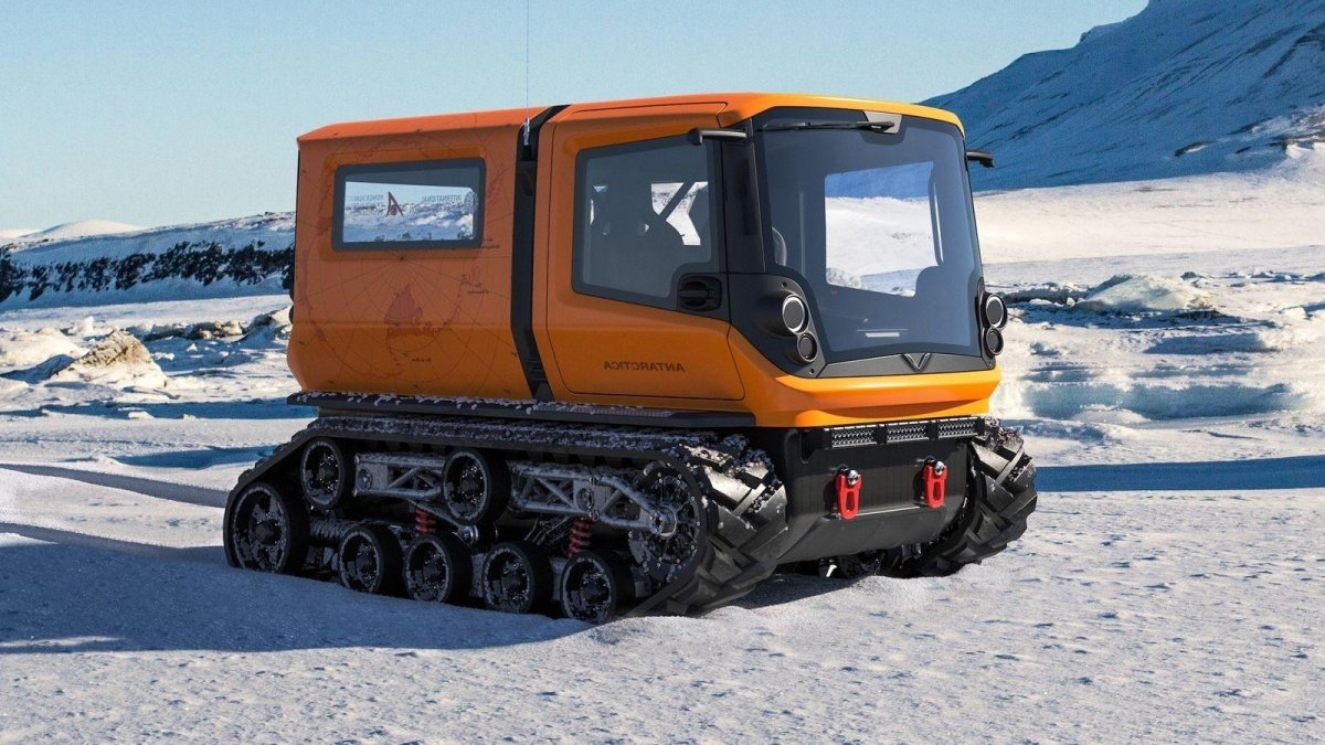 Электровездеход гусеничный