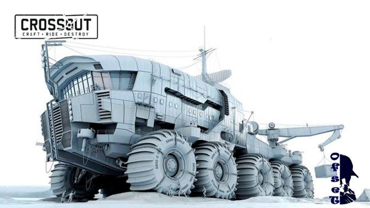 Грузовик на гусеницах