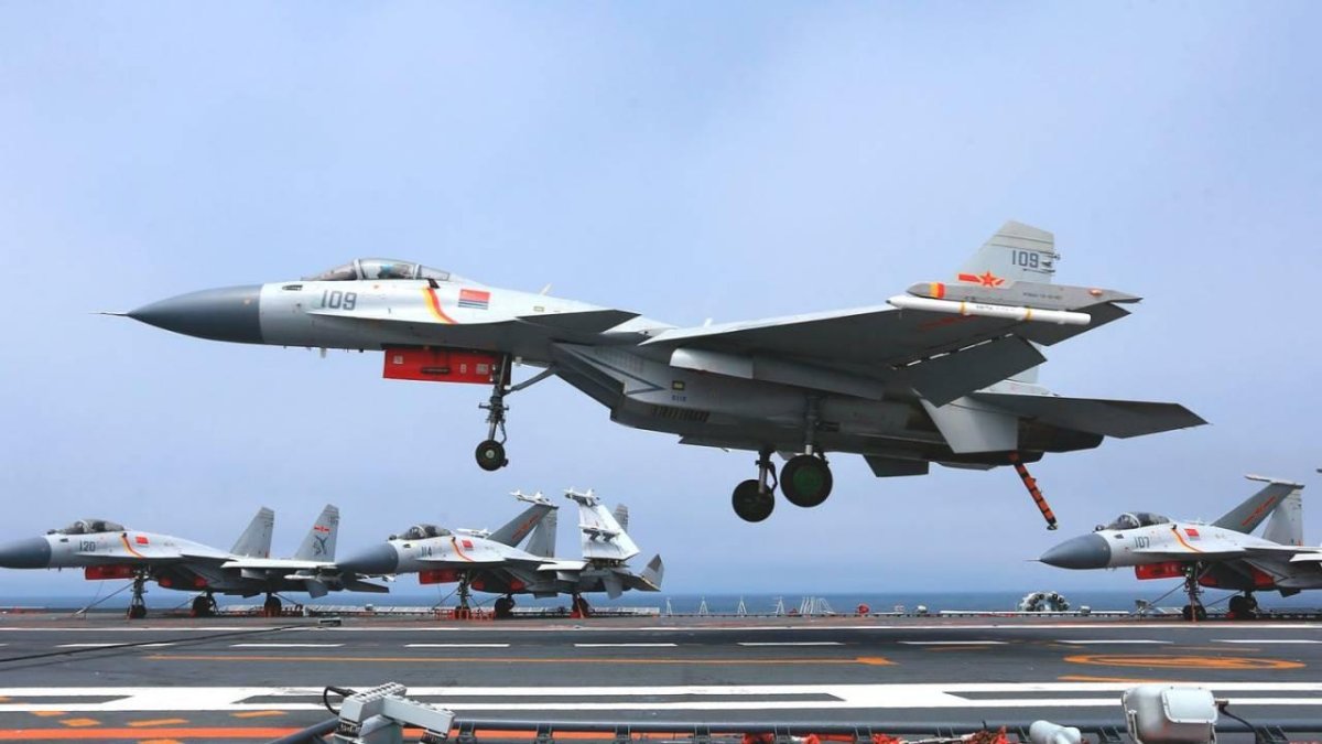 Истребители j-15 Shenyang
