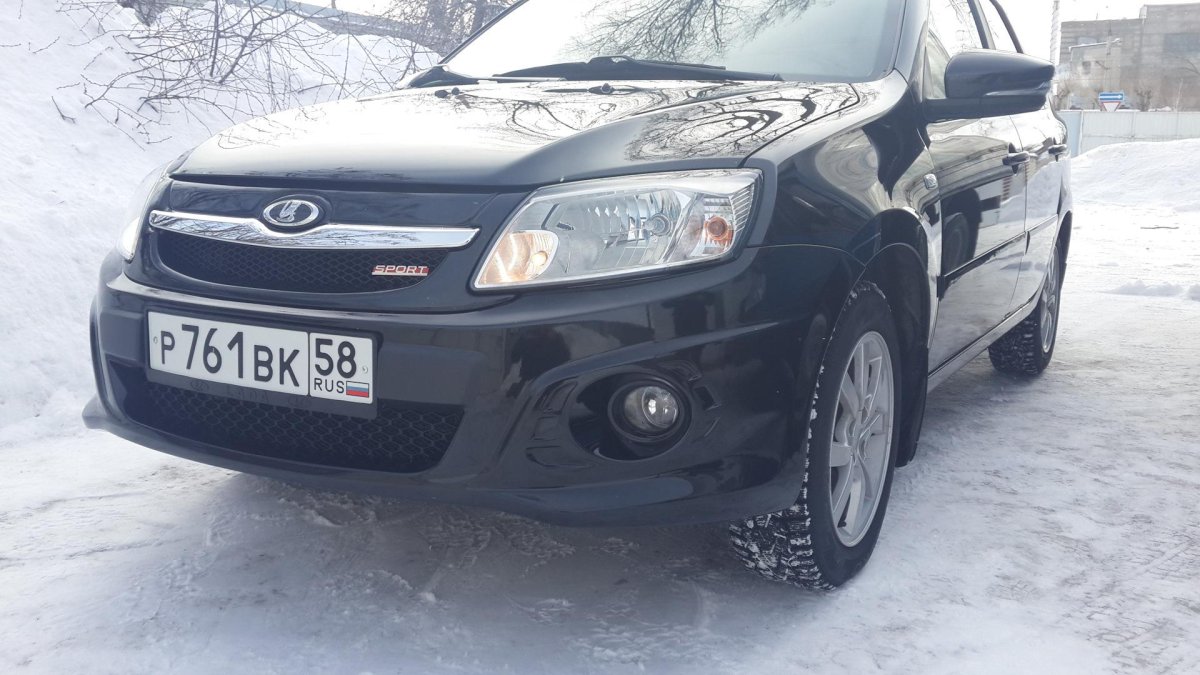 Бампер от Гранты спорт