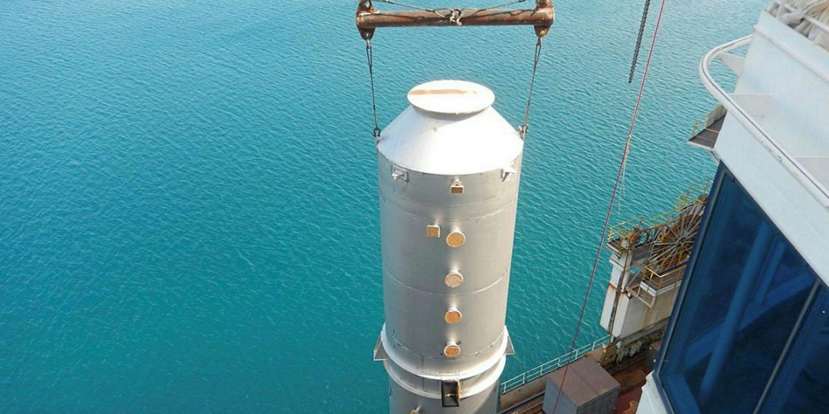 Скруббер на судне