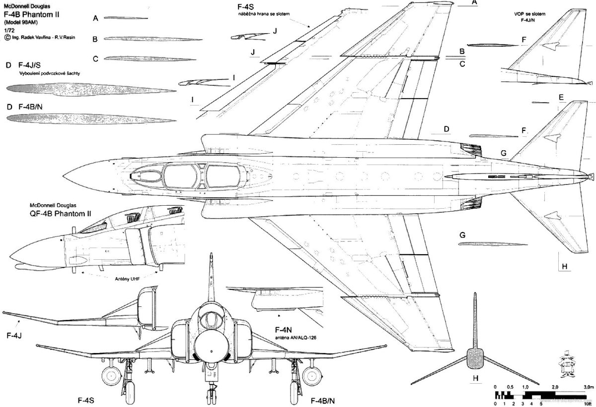 Фантом 2 ф4е чертёж