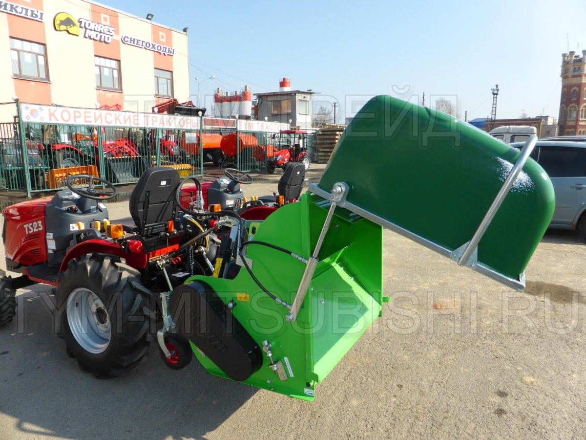 Косилка цеповая с бункером