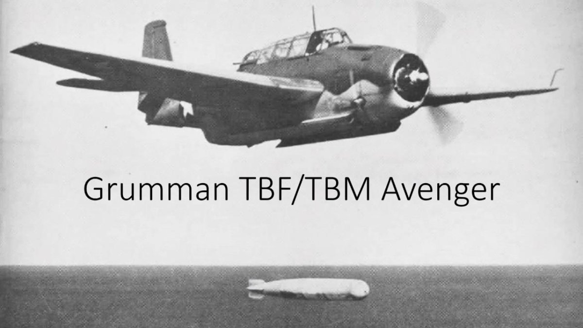 Торпедоносцев-бомбардировщиков «Эвенджер»