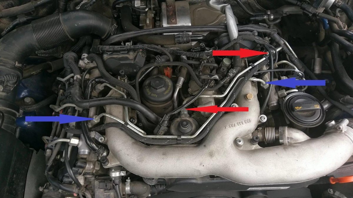 Touareg GP 3.0 TDI обратный клапан