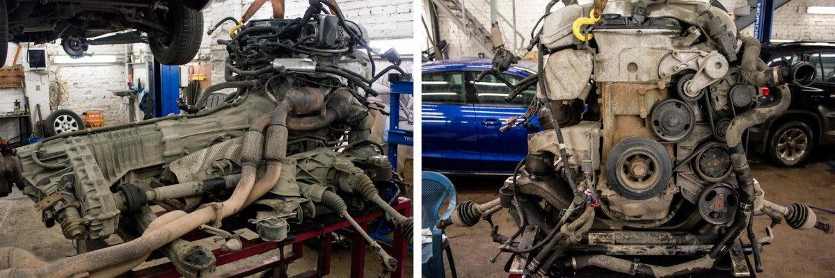 Мотор 3.6 Туарег