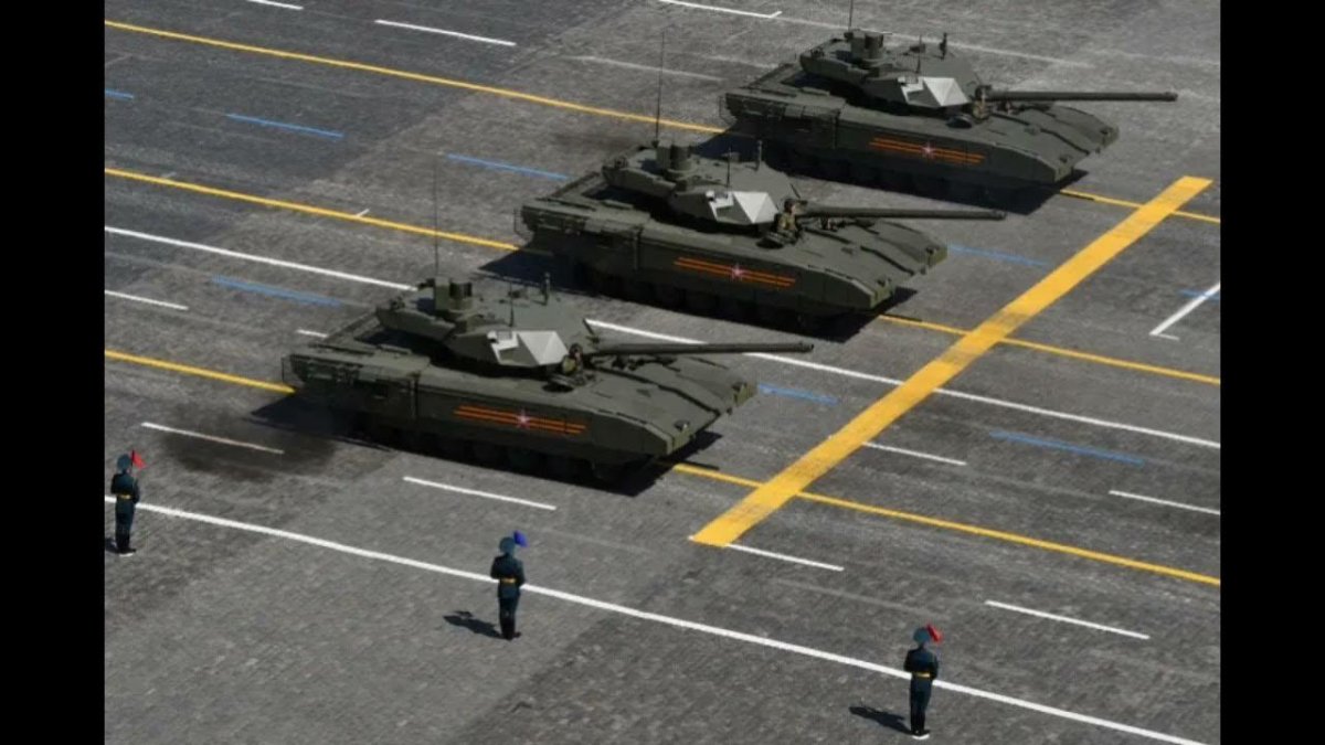 Российский танк т-14 "Армата"