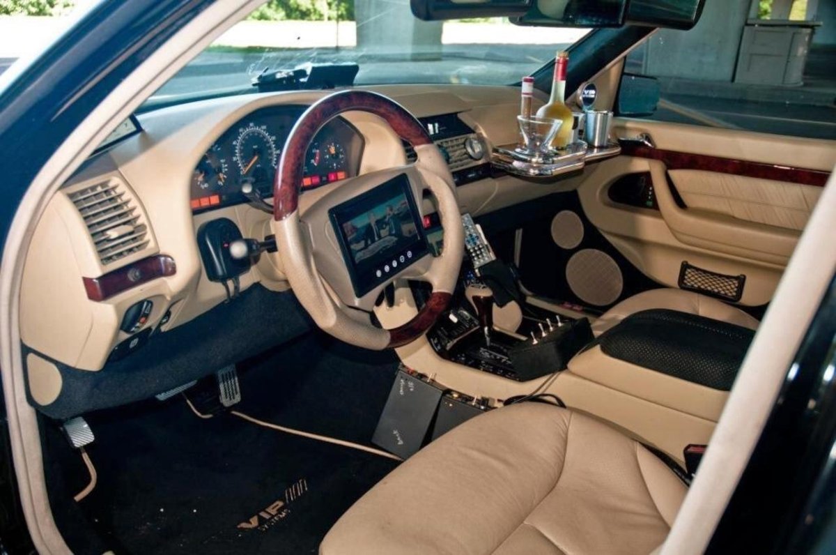 Mercedes Benz 140 s600 салон