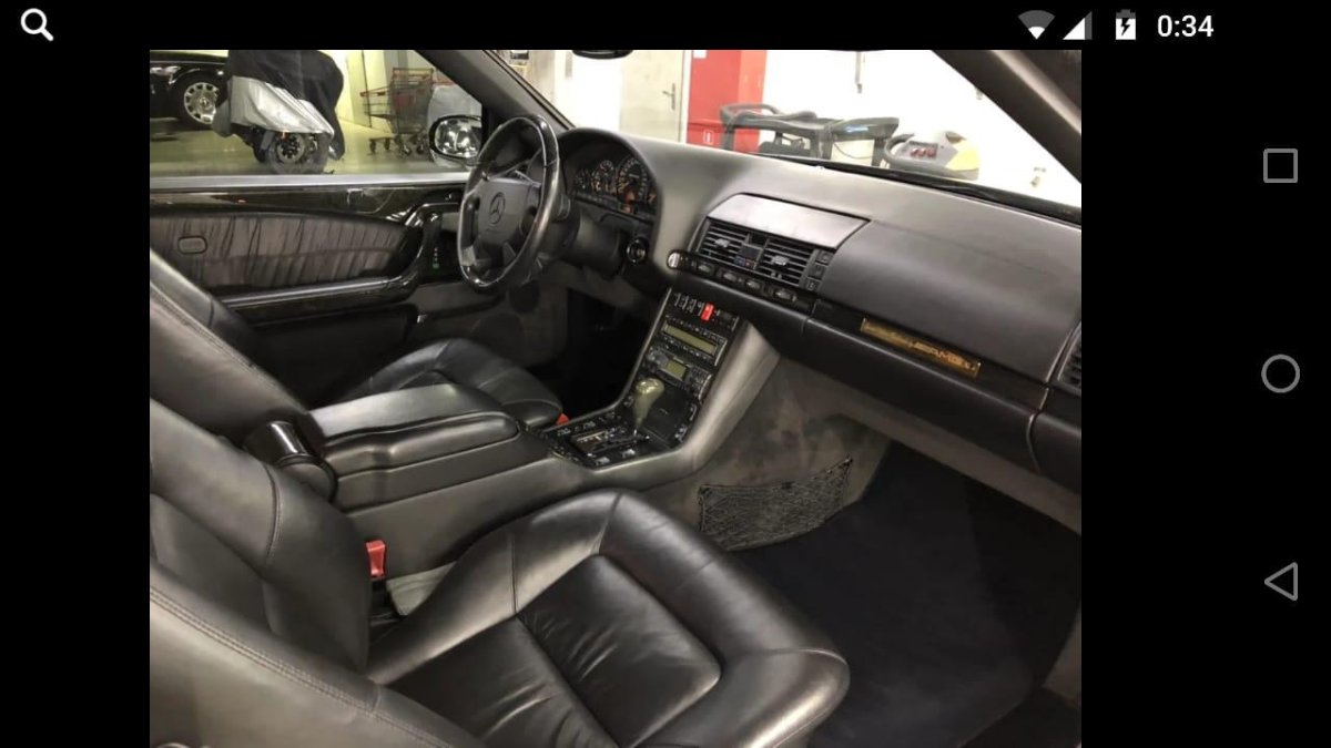 Mercedes w140 салон