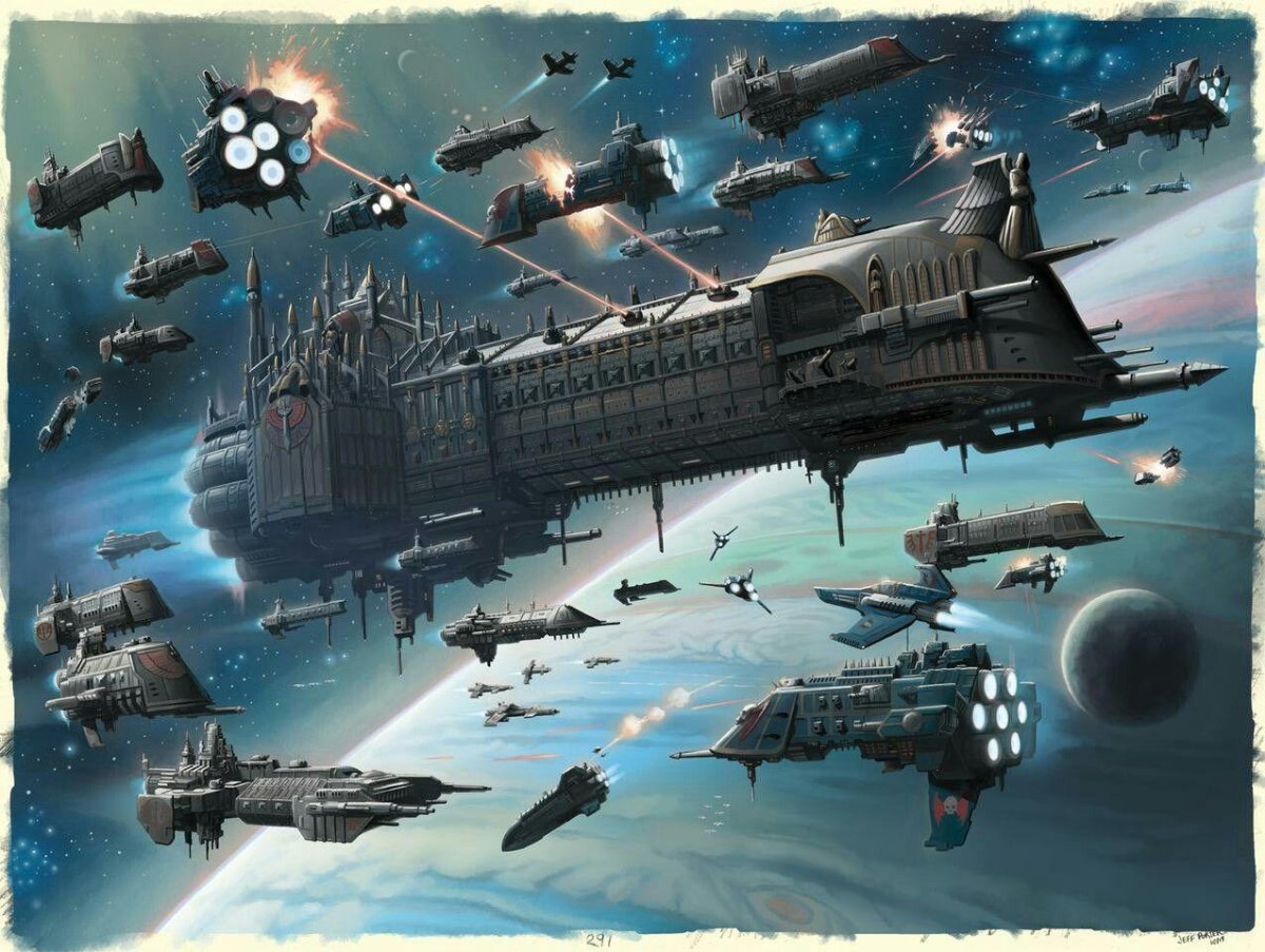 Warhammer 40k космический корабль Империума