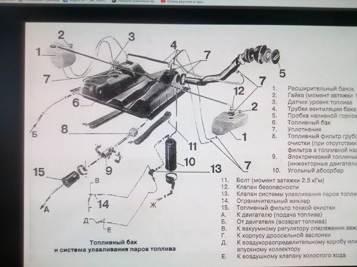 Топливная система Фольксваген т4 2.4 дизель