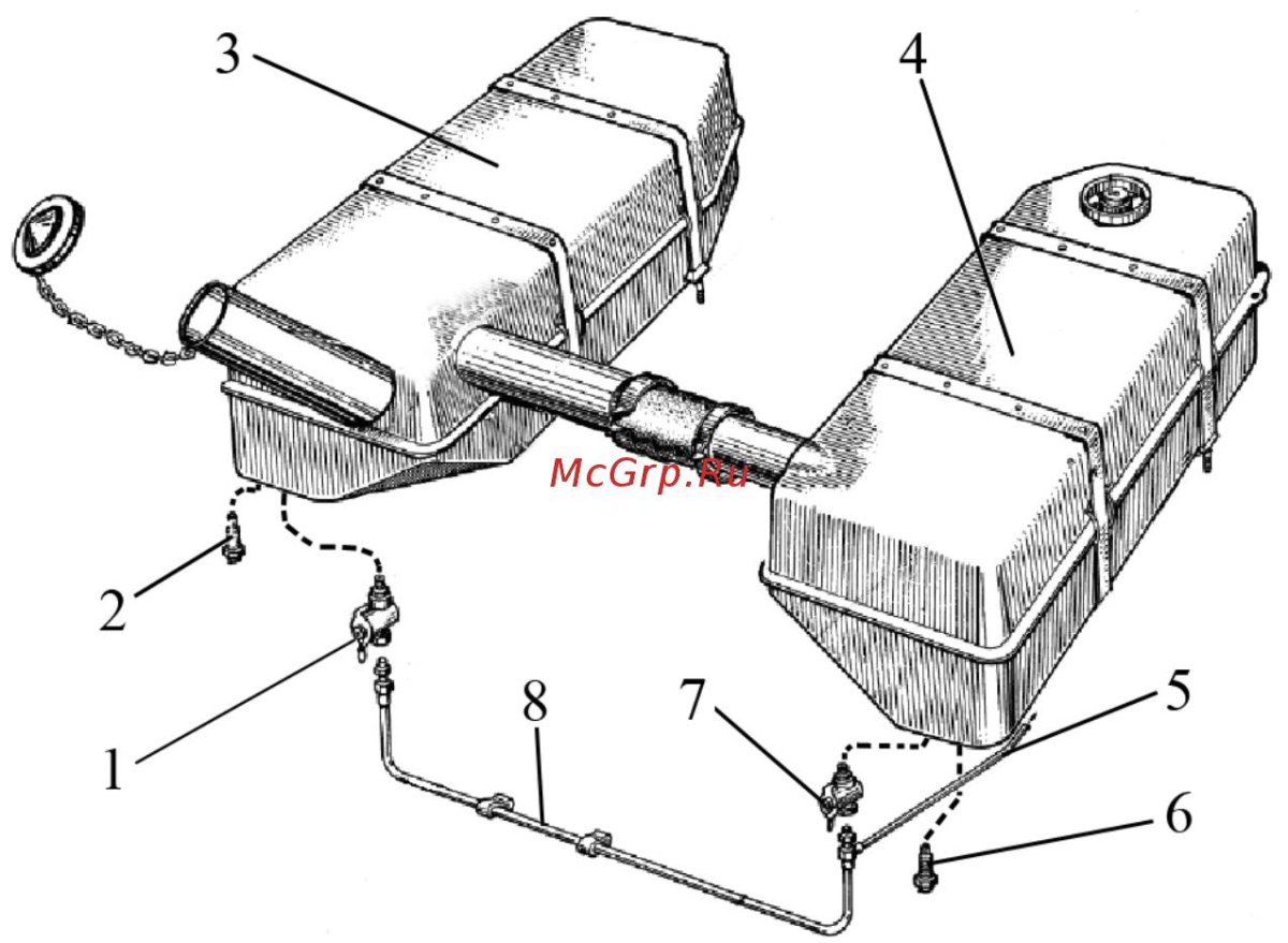 Топливные баки МТЗ 80