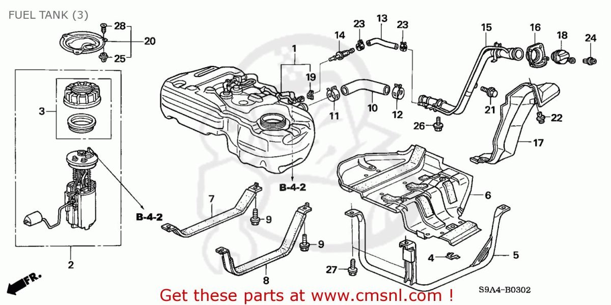Хонда СРВ 1 топливная система