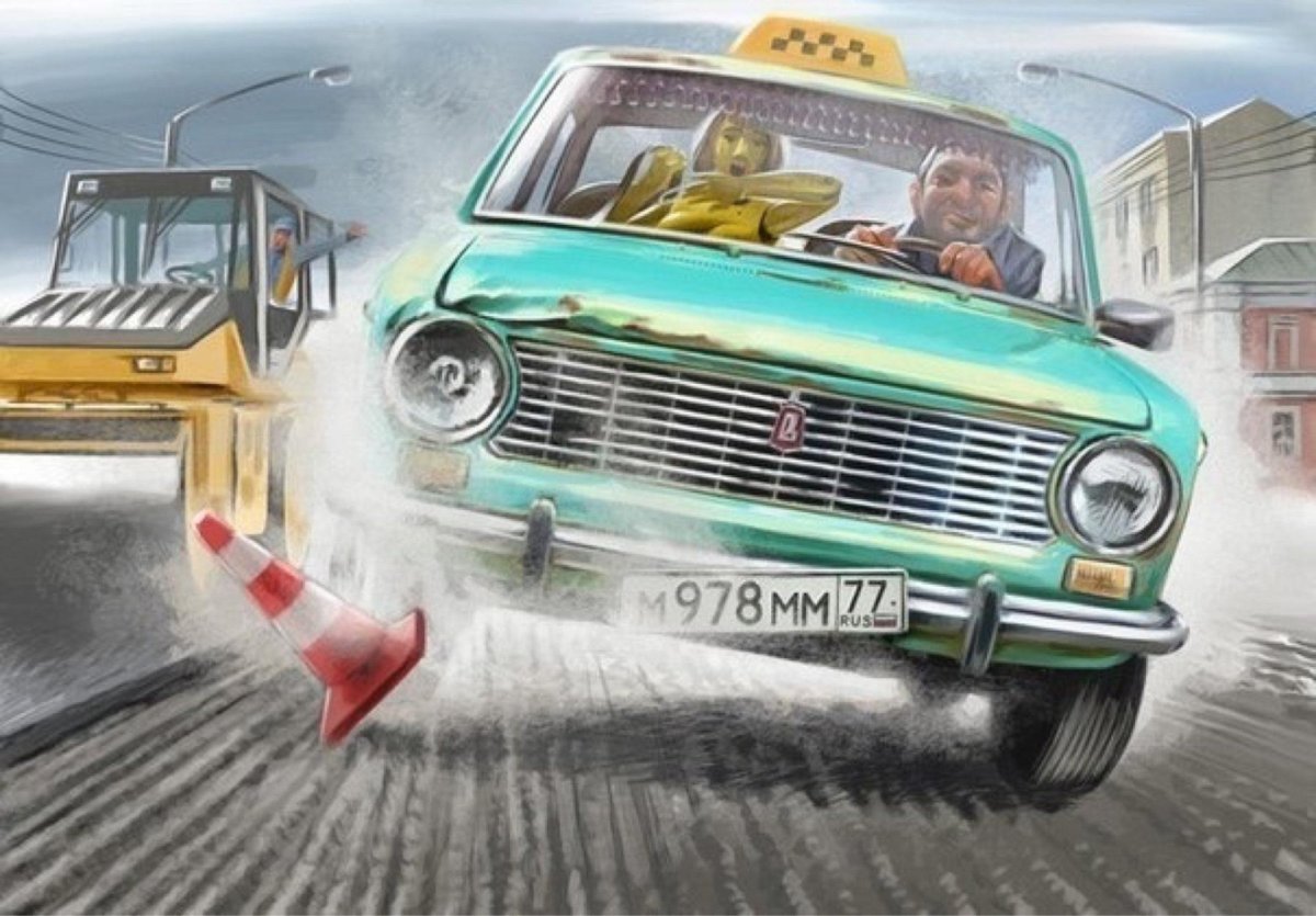 Постеры советских автомобилей