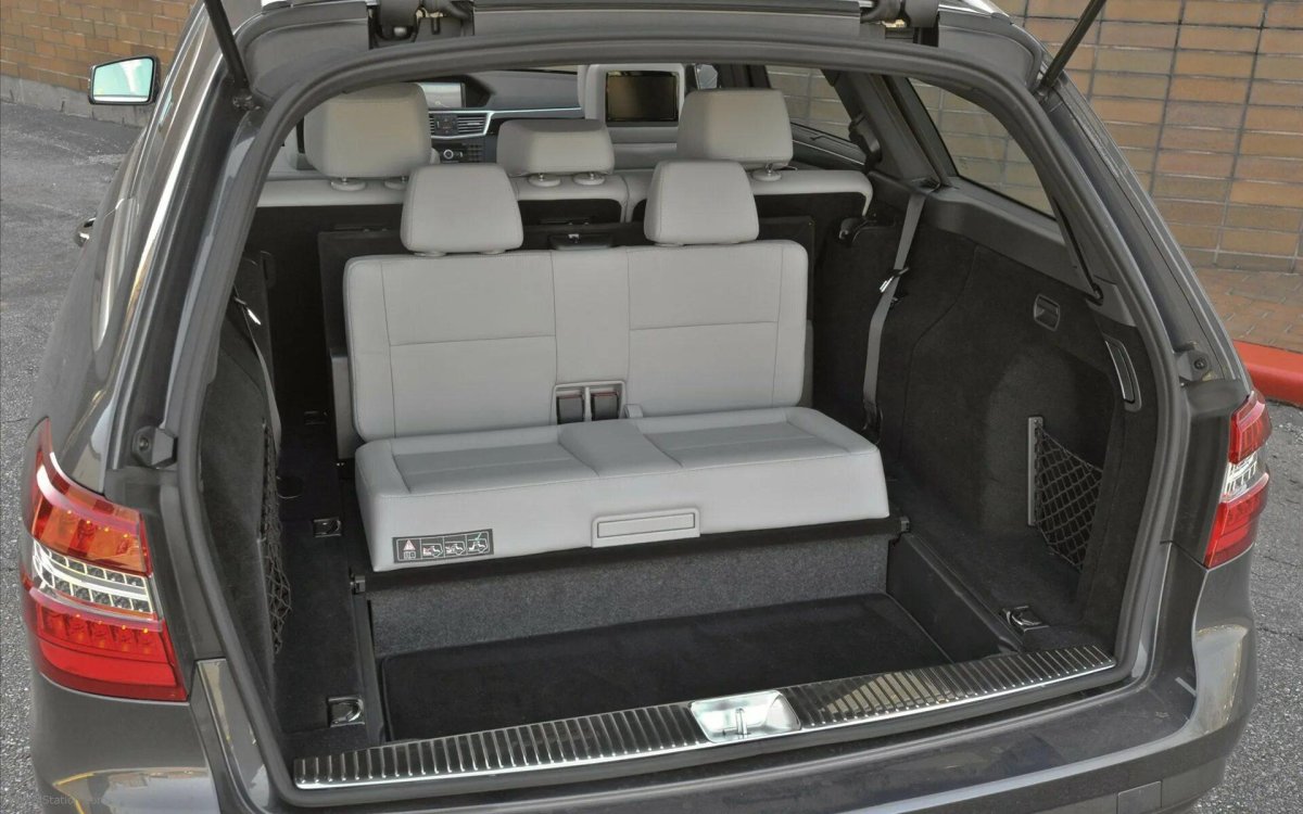 Mercedes s210 3 ряд сидений