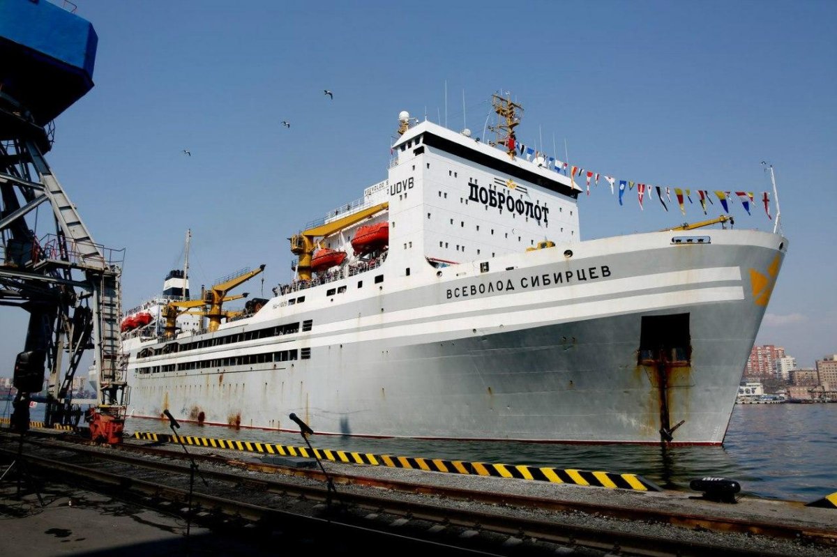 Доброфлот плавбаза Всеволод Сибирцев