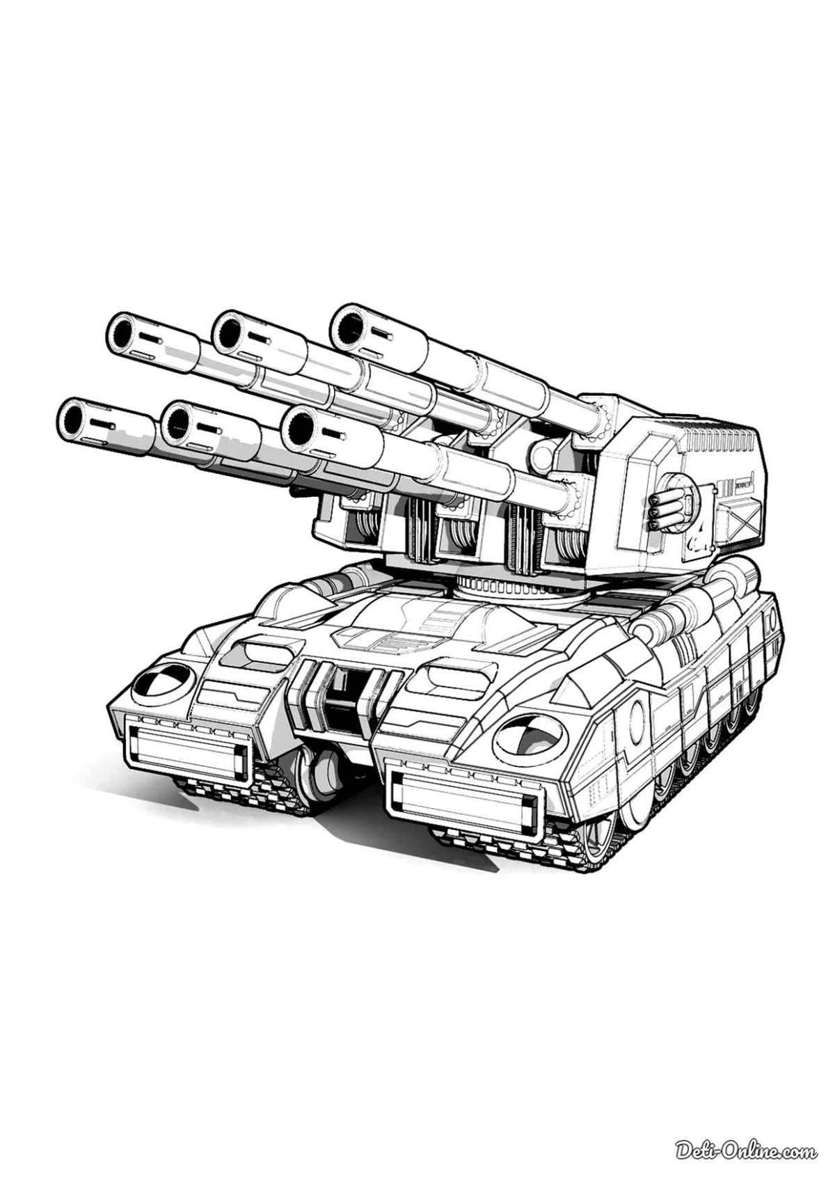 Раскраски танки из мультика