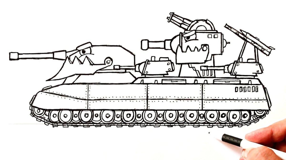 Танк гибрид РАТТЕ кв-6