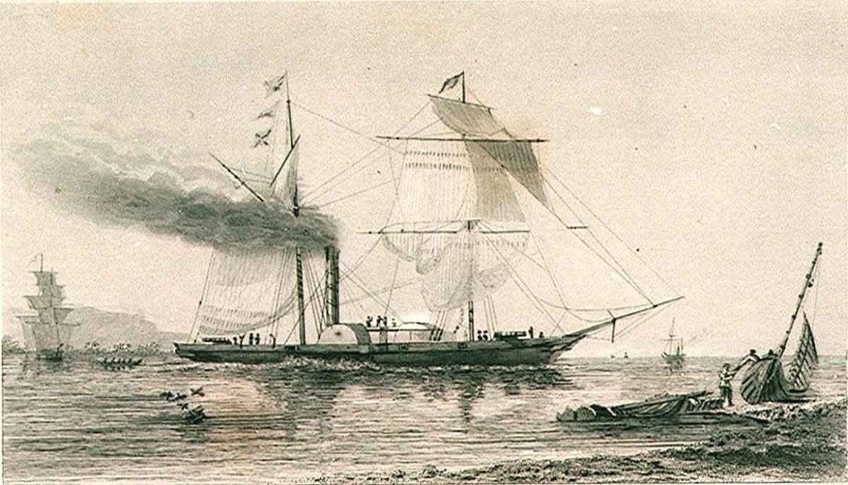 Корабль Розали 1840