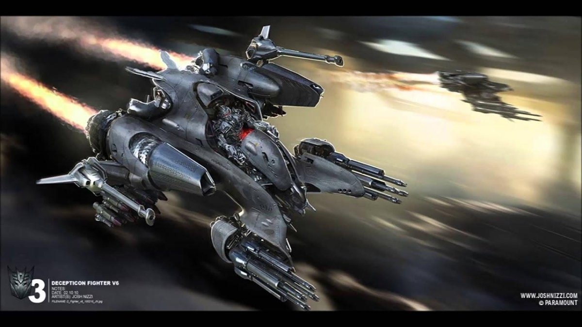 Космические корабли Десептиконов трансформеры 3 тёмная сторона Луны