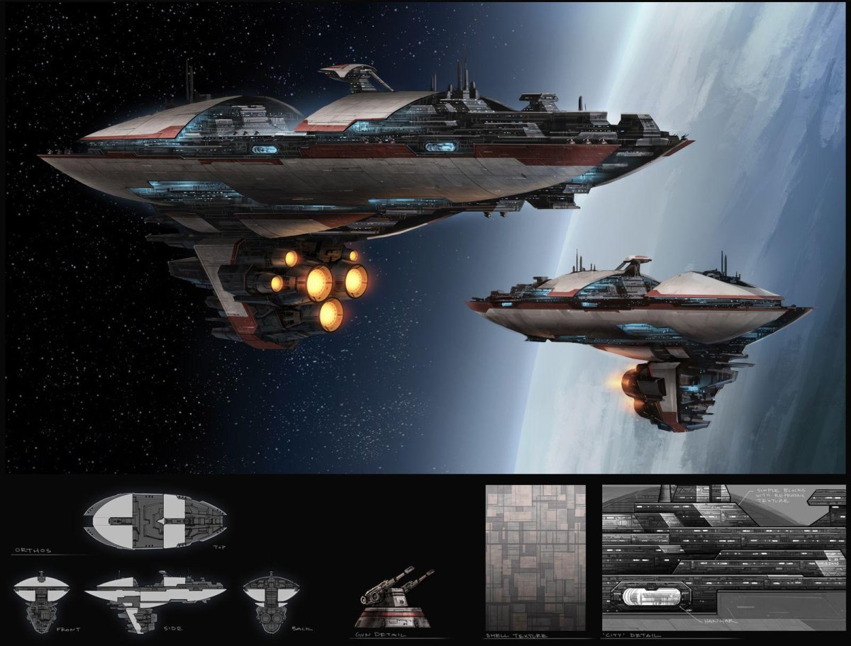 Телос Звездные войны крейсер