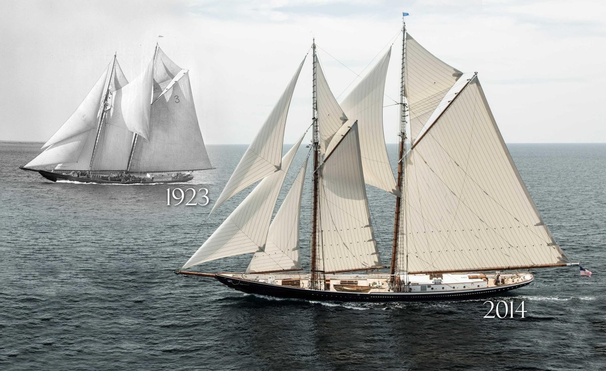 Марсельная гафельная шхуна