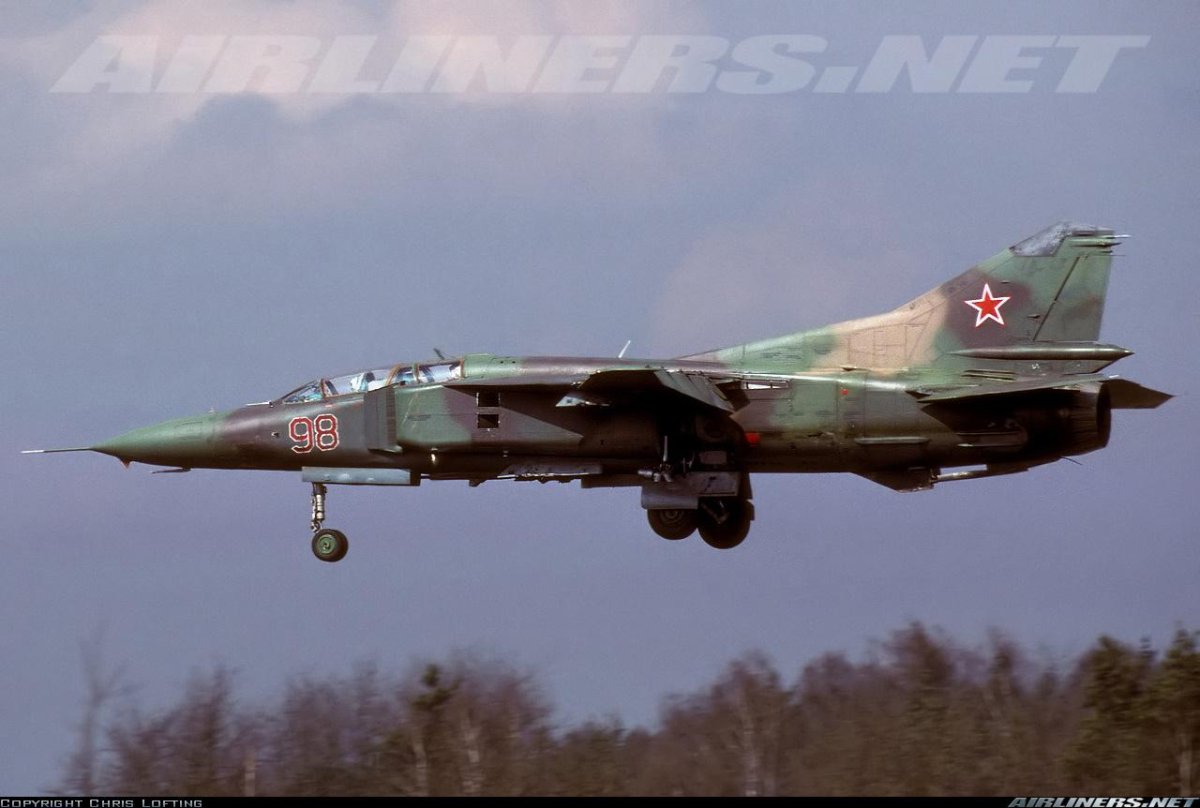 Миг-23 реактивный самолёт